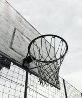 Akustikbild Basketball Board Black &amp; White