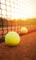 Akustikbild Sunset Tennis Game