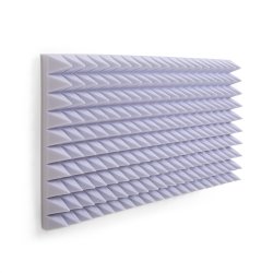 Akustik-Pyramidenschaum Basotect&reg; lichtgrau 100 x 50...