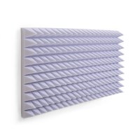 Akustik-Pyramidenschaum Basotect&reg; lichtgrau 100 x 50 cm 5 cm